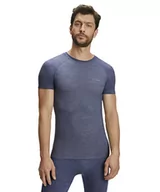 Koszulki męskie - Falke Męski T-shirt Wool-tech Light T-shirt męski niebieski kapitain L 33230 - miniaturka - grafika 1