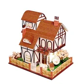 Dekoratorstwo - Miniaturowy Domek - Dom Na Farmie Tulipanów - miniaturka - grafika 1