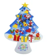 Ozdoby bożonarodzeniowe - ŚWIĄTECZNA CHOINKA Filcowa + 30 Ozdób 100cm AG712B - miniaturka - grafika 1