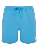 Kąpielówki męskie - Reebok Szorty kąpielowe "Yale" w kolorze błękitnym - miniaturka - grafika 1