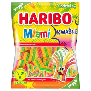 Haribo Żelki o smaku owocowym Miami kwaśne 160 g - Żelki - miniaturka - grafika 1
