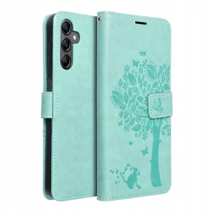 MODNE ETUI Z KLAPKĄ SAMSUNG GALAXY A14 4G 5G SZKŁO - Etui i futerały do telefonów - miniaturka - grafika 1