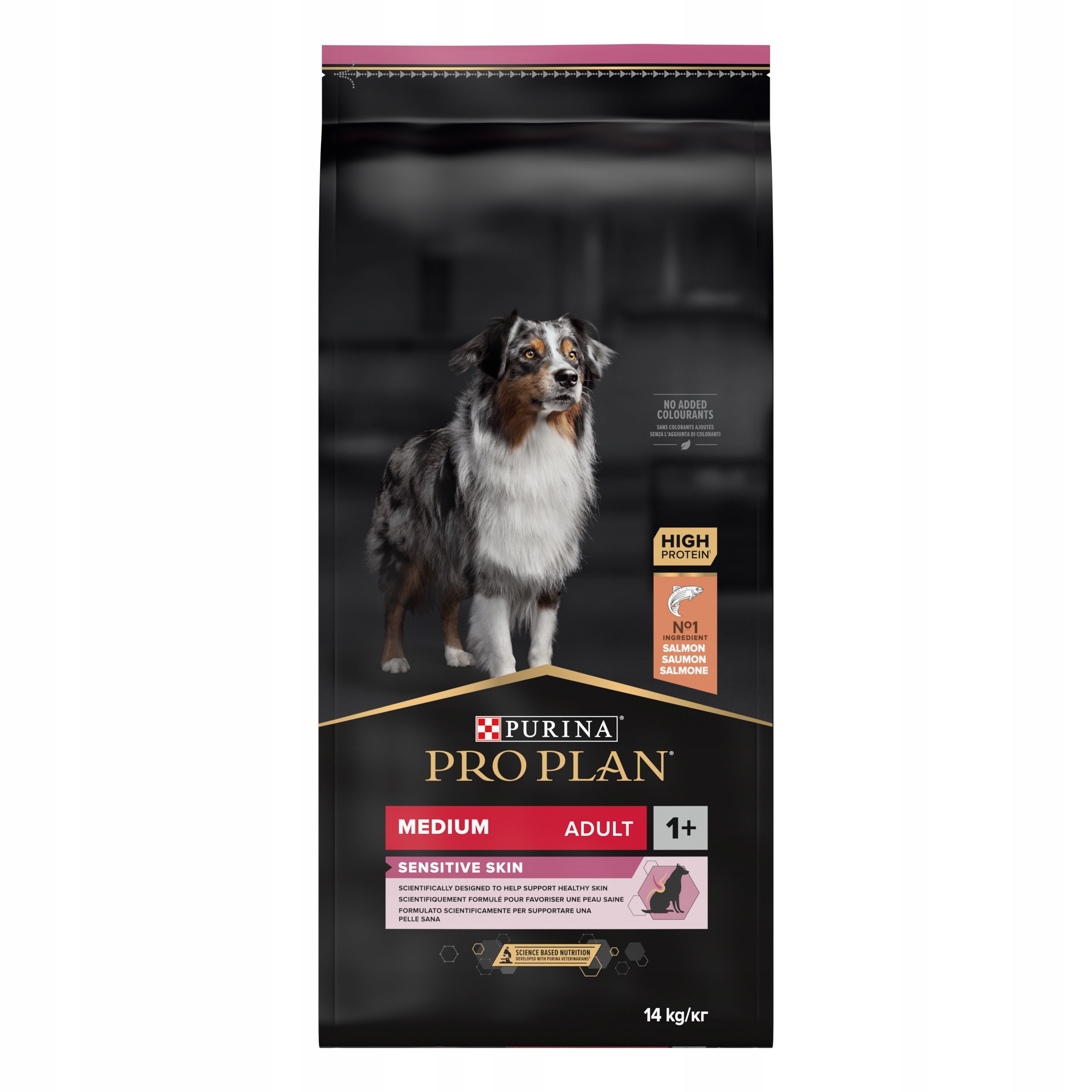 Purina Pro Plan Medium Adult Sensitive Skin Optiderma 14 kg