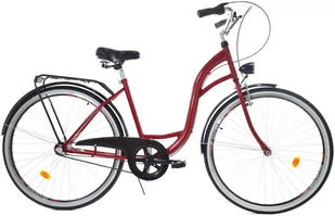 Dallas Bike City 3spd 26 cali Damski Czerwony z czarnym - Rowery - miniaturka - grafika 1