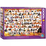 Układanki dla dzieci - EuroGraphics Eurographics Puzzle 1000 części - Halloween Puppies and Kittens - miniaturka - grafika 1