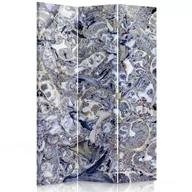 Parawany - Parawan pokojowy FEEBY, Marmurowa mozaika, Dwustronny 110x170cm 3-częściowy - miniaturka - grafika 1