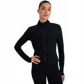 Bluzy damskie - Bluza damska 4F F1873 głęboka czerń 4FWAW25TSWSF1873 20S L - miniaturka - grafika 1