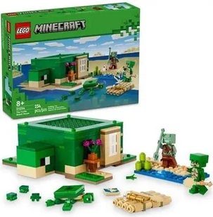 LEGO MINECRAFT 21254 6szt Domek na plaży żółwi - Klocki - miniaturka - grafika 1