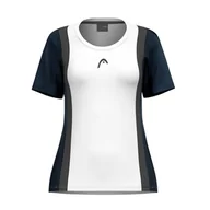 Koszulki sportowe damskie - Koszulka damska Head CLUB 25 TECH T-Shirt Women Navy/White M - miniaturka - grafika 1