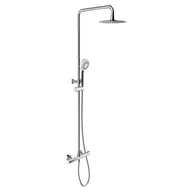 Zestawy prysznicowe - Kolumna prysznicowa z baterią termostatyczną chrom Simplon Omnires - miniaturka - grafika 1