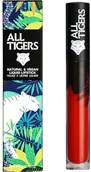 Szminki - All Tigers Natural &amp; Vegan Liquid Lipstick 888 Call Me Queen 8ml (3701243208884) - miniaturka - grafika 1