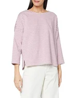 Koszulki i topy damskie - People Tree Koszulka damska w paski, różowy, 38 - miniaturka - grafika 1