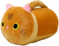 Maskotki i pluszaki - Pluszowa Maskotka Przytulanka Kot Z Długim Ogonem Rudy 40cm - miniaturka - grafika 1