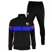 Dresy i komplety dla chłopców - FC Barcelona dres junior Tracksuit Barca 5002CHBLAP 152 czarny - miniaturka - grafika 1