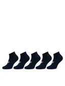 Skarpetki dla dzieci - 4F Zestaw 5 par niskich skarpet dziecięcych 4FJWAW23USOCM235 Granatowy - miniaturka - grafika 1