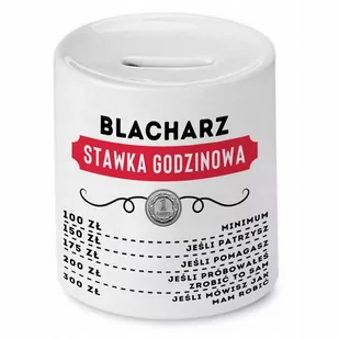 Dla Blacharza Skarbonka na Urodziny Prezent z Nadrukiem ze Zdjęciem - Skarbonki - miniaturka - grafika 1