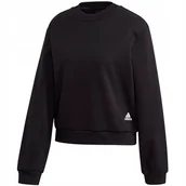 Bluzy damskie - Bluza damska adidas W St Crew czarna FL4911 2XL - miniaturka - grafika 1