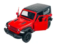 Samochody i pojazdy dla dzieci - RMZ City JEEP WRANGLER RUBICON Z DACHEM CZERWONY - miniaturka - grafika 1