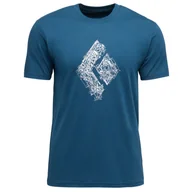 Koszulki sportowe męskie - Koszulka męska Black Diamond M Engineered Diamond Ss Tee Rozmiar: L / Kolor: niebieski - miniaturka - grafika 1