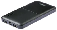 Powerbanki - Grixx Powerbank 10000mAh Micro USB & USB-C Black - miniaturka - grafika 1