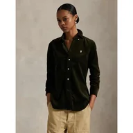 Koszule damskie - POLO RALPH LAUREN Sztruksowa koszula Slim Fit stretch - miniaturka - grafika 1