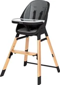 Krzesełka do karmienia - Espiro Sense Krzesłko Drewniane Onyx - miniaturka - grafika 1