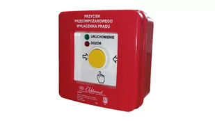 elektromet Przycisk ppoż. n/t 2 tory prądowe 12A R-Z przyciskowy diody czerw/ziel 230V AC/230V AC PPWP-1 B/4 904406 904406 - Sprzęt przeciwpożarowy - miniaturka - grafika 1