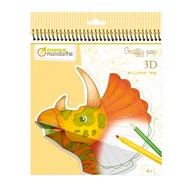 Zabawki kreatywne - Kolorowanki 3D Dinozaury - miniaturka - grafika 1