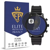 Akcesoria do smartwatchy - FOLIA 5D PRYWATYZUJĄCA SZKŁO ANTI-SPY DO FOSSIL EXPLORIST CAŁY EKRAN - miniaturka - grafika 1