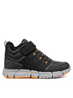 Buty dla chłopców - Geox Trzewiki J Flexyper Boy B Abx J949XA 032ME C4429 S Czarny - miniaturka - grafika 1