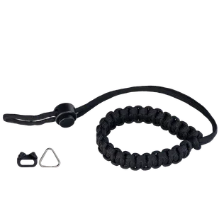 Genesis Gear Pasek nadgarstkowy paracord czarny - Torby fotograficzne i futerały - miniaturka - grafika 1