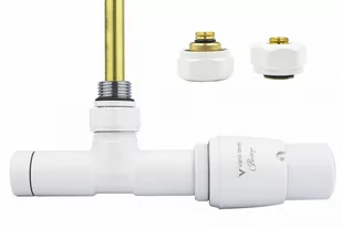 Zawór termostatyczny zespolony 50mm UNICO biały mat prawy Pex - Zawory i kraniki Zawór termostatyczny zespolony 50mm UNICO biały mat prawy Pex - Zawory i kraniki - miniaturka - grafika 1