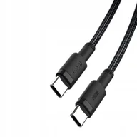 Kable USB - Kabel USB PD TYP C TYPC 1,5m czarny QC 100W Nylon HQ Szybkie Ładowanie Przewód do Szybikego ładowania Telefonu Typu USBC - miniaturka - grafika 1
