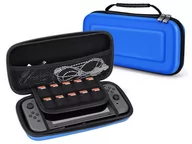 Akcesoria do Nintendo - Etui futerał pokrowiec Alogy do konsoli Nintendo Switch/ Switch OLED Niebieskie 02 - miniaturka - grafika 1
