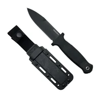 Noże - Nóż Demko Armiger 4 Spear Point Black Thermal Plastic Rubber, Black Powder Coated 80CrV2 by Andrew Demko (ARM4-80CrV2-BLK-SPR) - miniaturka - grafika 1