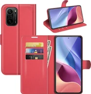 Etui i futerały do telefonów - Pokrowiec König Design kompatybilny z etui na telefon komórkowy Xiaomi Mi 11i / Poco F3 ze skóry syntetycznej - Etui na telefon komórkowy czerwone - miniaturka - grafika 1
