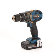 Wiertarko-wkrętarki akumulatorowe - Dexter LI 18V 68NM Power X-Change + 2 baterie 2.0 AH - miniaturka - grafika 1