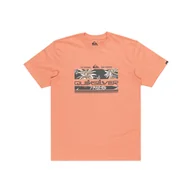 Koszulki męskie - Męska Koszulka z krótkim rękawem QUIKSILVER TROPICAL RAINBOW SS EQYZT07679-MJR0 – Różowy - miniaturka - grafika 1