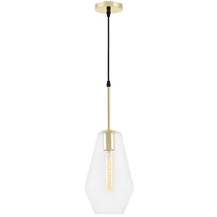 NOWOCZESNA LAMPA WISZĄCA KLASYCZNE ZŁOTO SHARD W1 - Lampy sufitowe - miniaturka - grafika 1