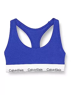 Biustonosze - Calvin Klein Damski biustonosz bez podszewki, Błękit spektrum, XS - grafika 1
