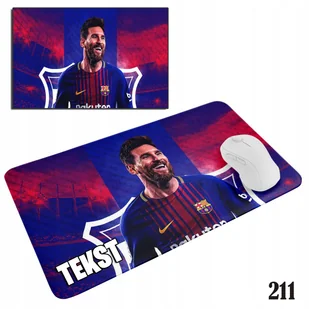 PODKŁADKA POD MYSZKĘ MYSZ WZORY DO WYBORU - PIŁKA NOŻNA MESSI .20x24cm - Podkładki pod mysz - miniaturka - grafika 1