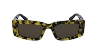 Okulary przeciwsłoneczne - Calvin Klein Okulary przeciwsłoneczne, Żółta Hawana, rozmiar uniwersalny - miniaturka - grafika 1