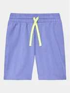 Spodenki damskie - United Colors Of Benetton Szorty materiałowe 3096G9016 Fioletowy Regular Fit - miniaturka - grafika 1