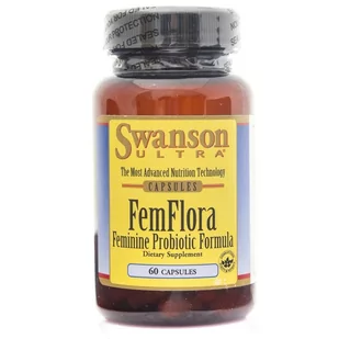 SWANSON FemFlora (probiotyk dla kobiet) - 60 kapsułek - Suplementy naturalne - miniaturka - grafika 1