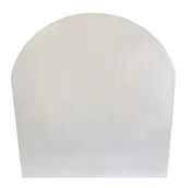 Wkłady kominkowe - Podstawa szklana Knap owal 100 x 90 cm - miniaturka - grafika 1