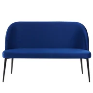Sofy i kanapy - Beliani Sofa 2-osobowa welurowa niebieska OSBY - miniaturka - grafika 1