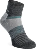 Skarpety termoaktywne - Inov-8 Skarpety merino Inov-8 Merino Lite Mid Sock - grey melange M - miniaturka - grafika 1