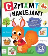 Literatura popularno naukowa dla młodzieży - Czytamy i naklejamy. Pierwsze czytanki obrazkowe 4+ - Agnieszka Bator - książka - miniaturka - grafika 1