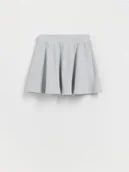 Sukienki i spódniczki dla dziewczynek - Reserved - Dzianinowa spódnica - jasnoszary - miniaturka - grafika 1