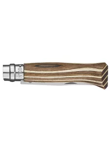 Nóż składany Opinel Inox Laminated N°08 - brown birch - Noże - miniaturka - grafika 3